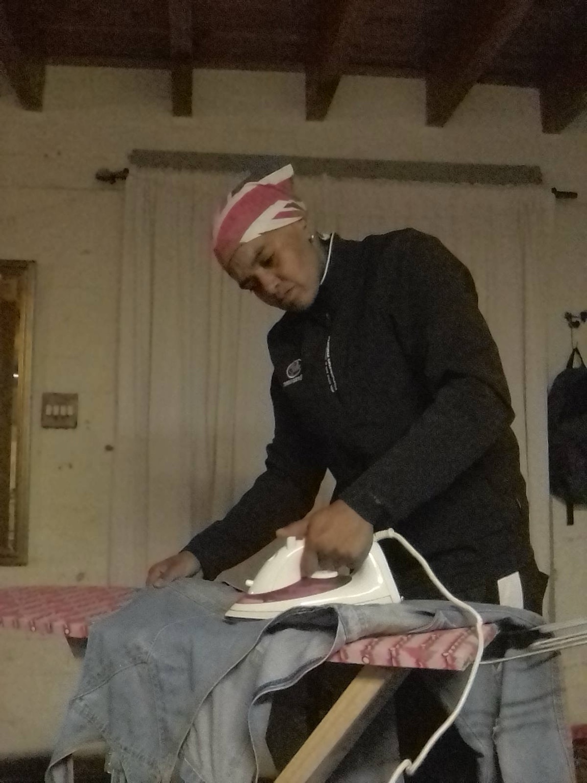 Finishing touches: careful ironing for a polished look